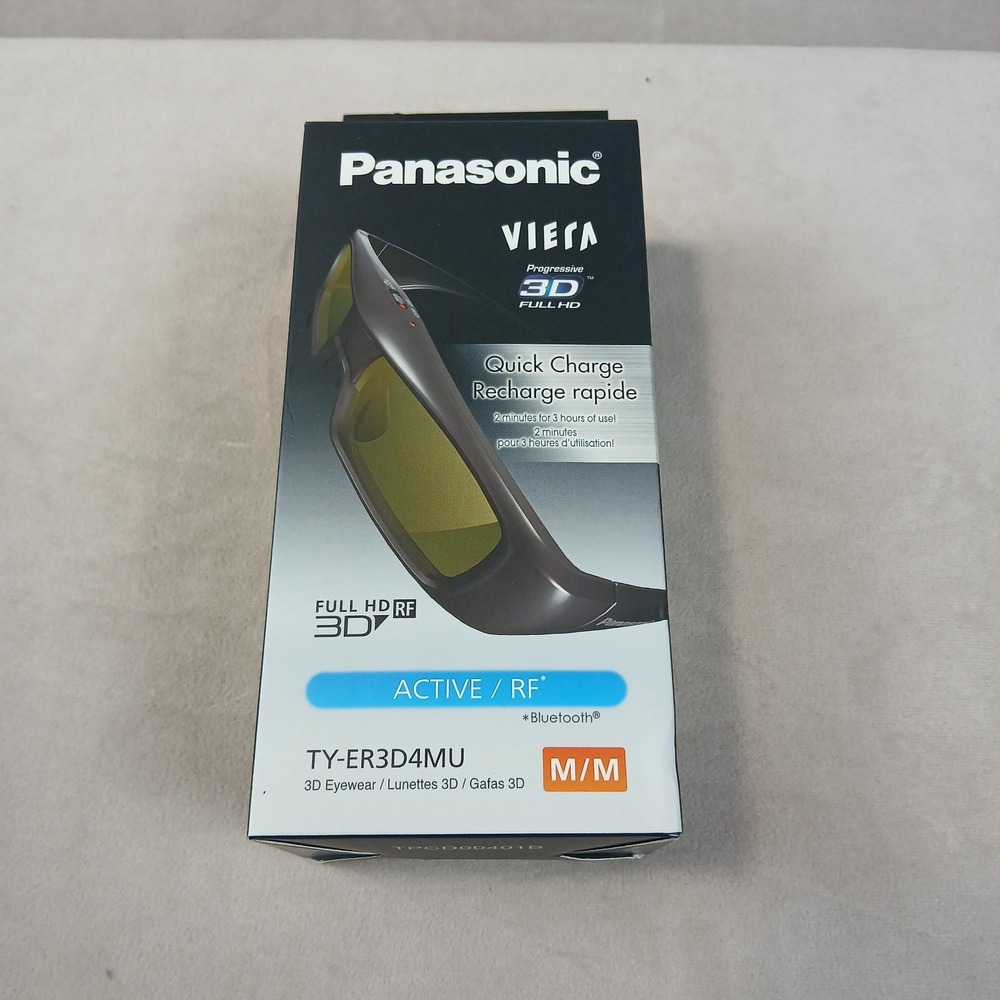 NEW Panasonic Viera 3D Glasses TY-ER3D4MU Medium
